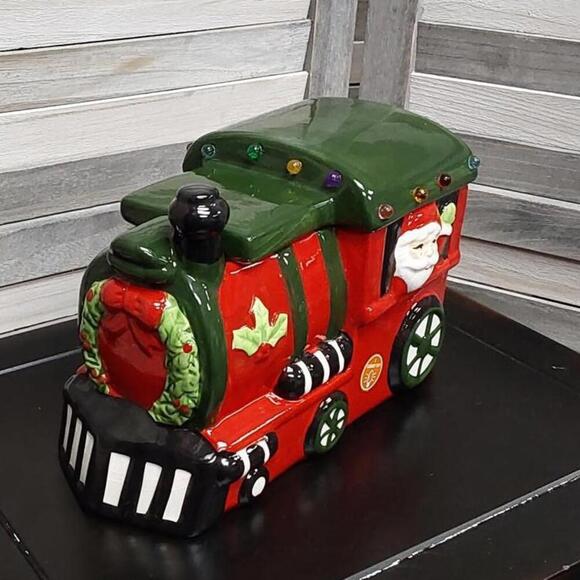 Santa Train Cookie Jar - Lights up | Mr. Christmas - Picture 2 of 12